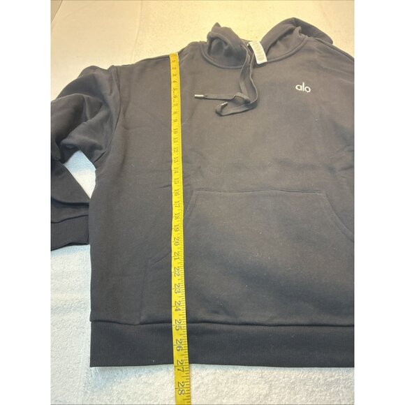 Alo Yoga Accolade Hoodie Pullover Men SZ L Black New w/Tags - Picture 7 of 10